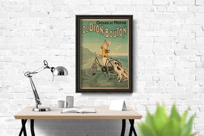 Vintage poster Bicycle Dion Bouton Advertisement Print