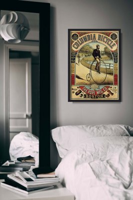 Wall art Columbia Bicycle Advertisement Poster