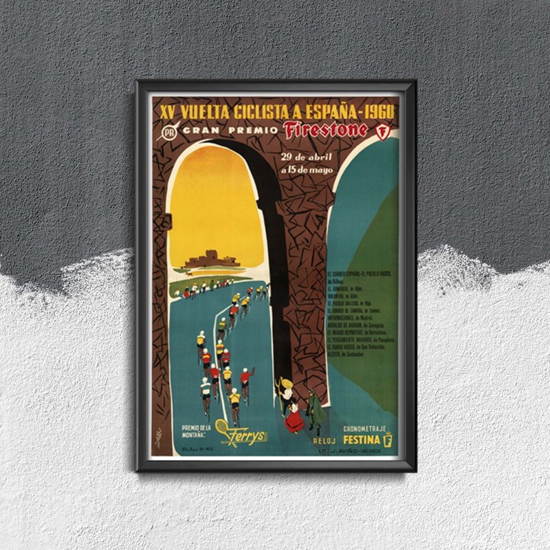 Vintage poster Vuelta Cicilista a Espana