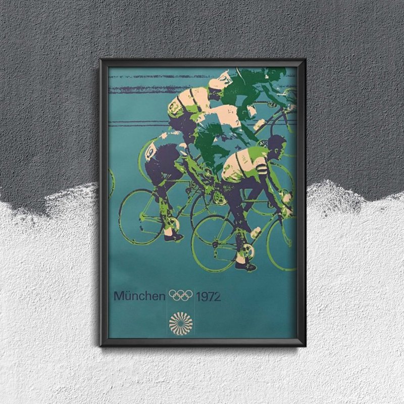 Wall art Olympic Poster Cycling