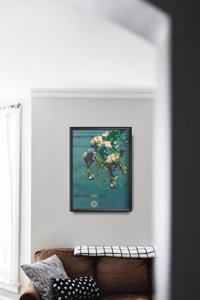 Wall art Olympic Poster Cycling