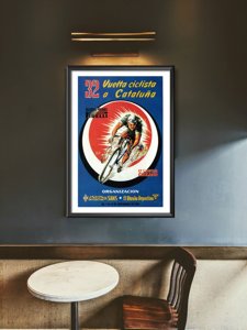 Canvas poster Vuelta Ciclista
