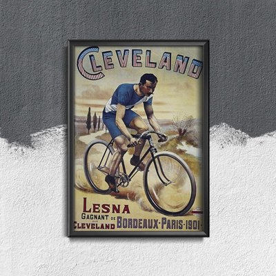 Poster Poster Advertising the Cycles Clement