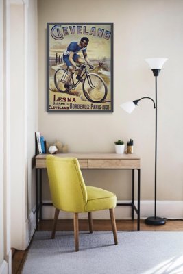 Poster Poster Advertising the Cycles Clement