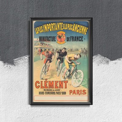 Vintage poster Championnat du Monde de Cross Cyclo Pedestre