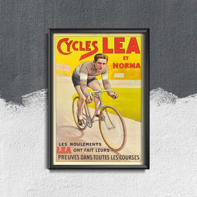 Vintage poster art Campionati del Mondo di Ciclismo Vintage Bicycle Poster