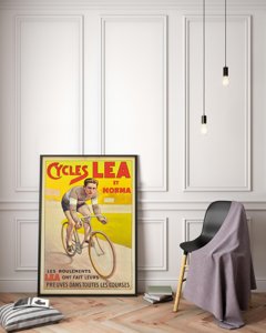 Vintage poster art Campionati del Mondo di Ciclismo Vintage Bicycle Poster