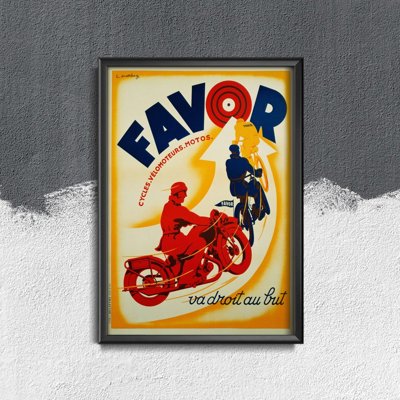 Canvas poster Tour De France Photography Charly Gaul