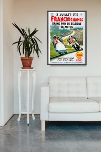 Canvas poster Francorchamps Grand Prix de Belgique