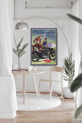 Vintage poster Mit Zündapp Vintage Motorcycle Poster