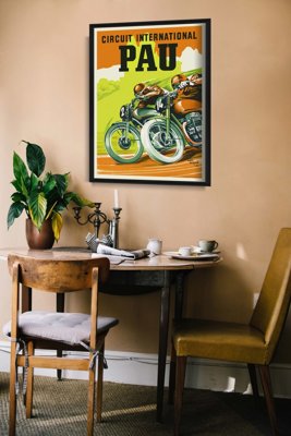 Wall art Circuit International Pau Motocycliste