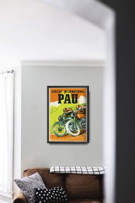 Wall art Circuit International Pau Motocycliste