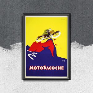 Poster Motosacoche Vintage Motocycle Poster