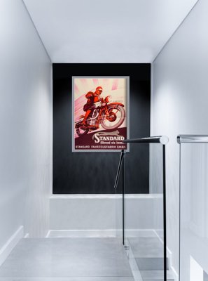 Canvas poster Standard Vintage Motorcycle Poster
