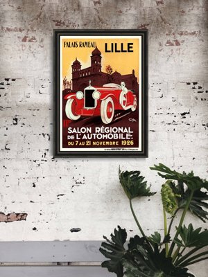 Poster Palais Rameau French Car Lille