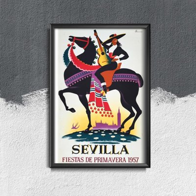 Vintage poster Sevilla Fiesta de Primavera