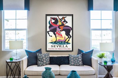 Vintage poster Sevilla Fiesta de Primavera