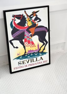 Vintage poster Sevilla Fiesta de Primavera