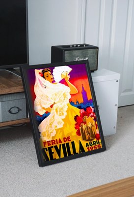 Poster Feria de Sevilla Spain