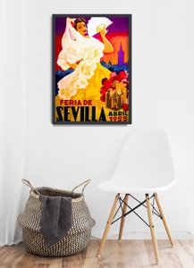 Poster Feria de Sevilla Spain