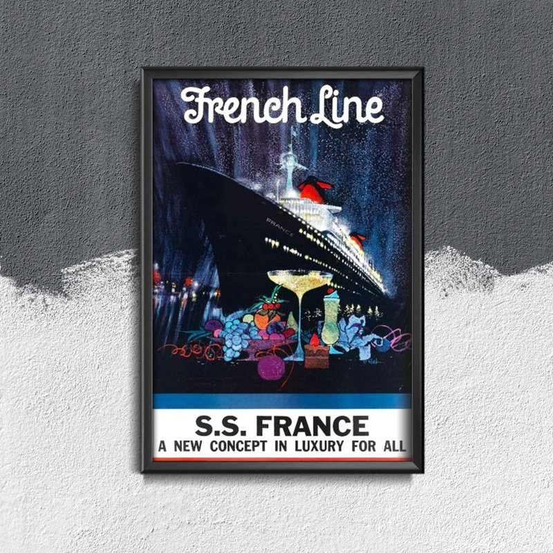 Vintage poster French Line