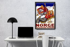 Vintage poster art Vintage Norway