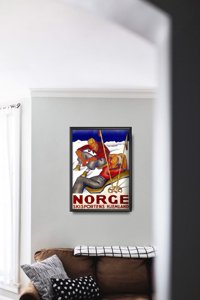 Vintage poster art Vintage Norway