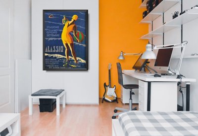 Canvas poster Italy Alassio