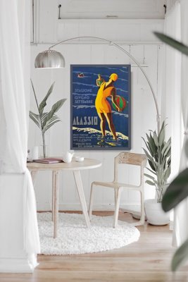 Canvas poster Italy Alassio