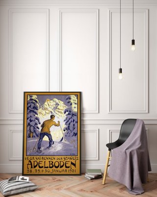 Wall art Adelboden Switzerland