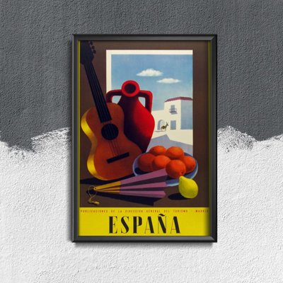 Wall art Vintage Spain Madrid