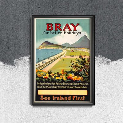 Poster Ireland Bray For Better Holidays