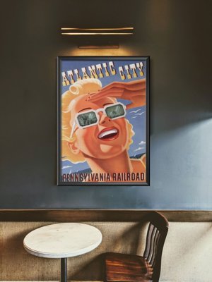 Canvas poster Atlantic City