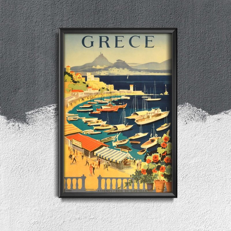 Vintage poster Greece
