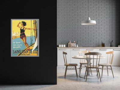 Vintage poster art Saint Jean De Luz