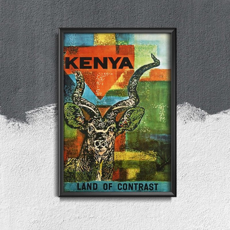Poster Kenya Africa