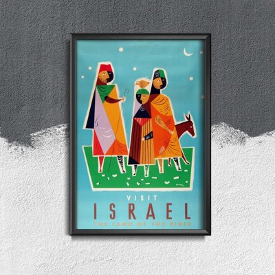 Vintage poster Israel