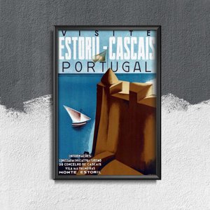 Poster Portugal Estoril Cascais