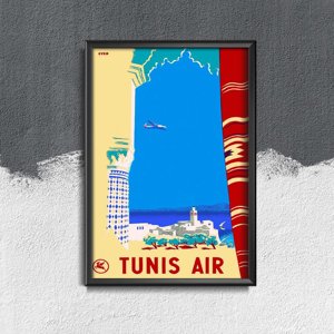 Vintage poster Tunisa Air
