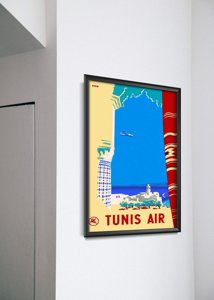 Vintage poster Tunisa Air