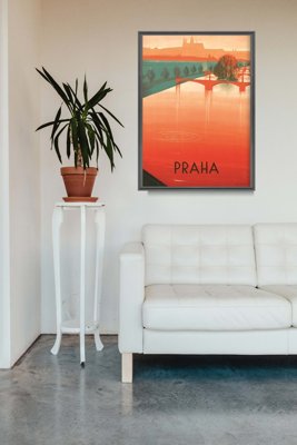 Canvas poster Prague Czech