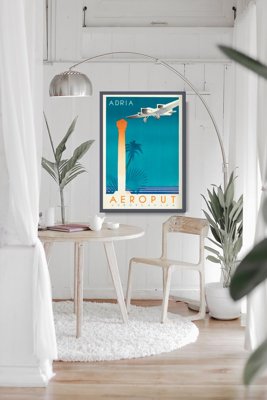 Vintage poster Aeroput Yugoslavia