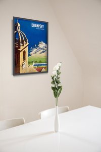 Canvas poster Switzerland Champery