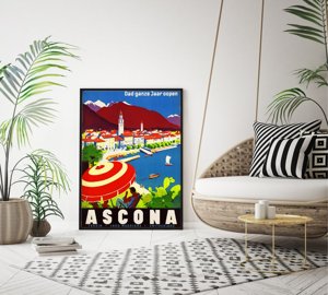 Vintage poster Switzerland Ascona