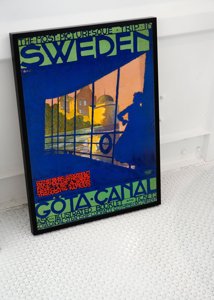 Poster Sweden Göta Canal