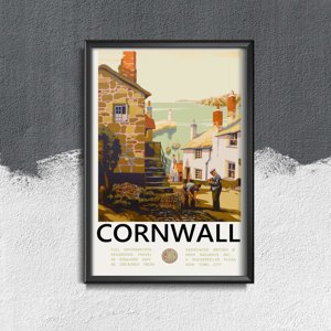 Canvas poster Cornwall