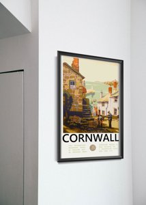 Canvas poster Cornwall