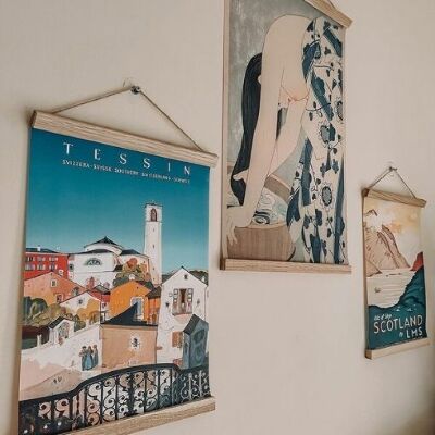 Vintage poster art Switzerland Tessin