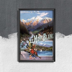 Wall art Mont Blanc French