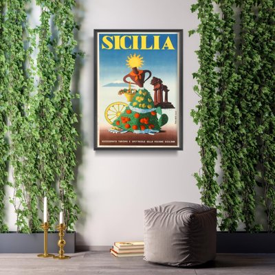 Poster Sicilia Italy